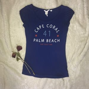 Royal Blue T-Shirt by H&M